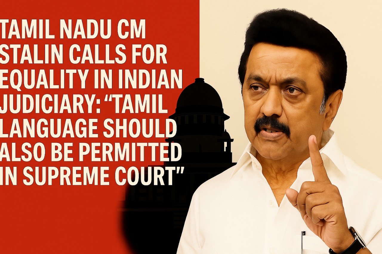 Stalin calls for equality in indian judiciary