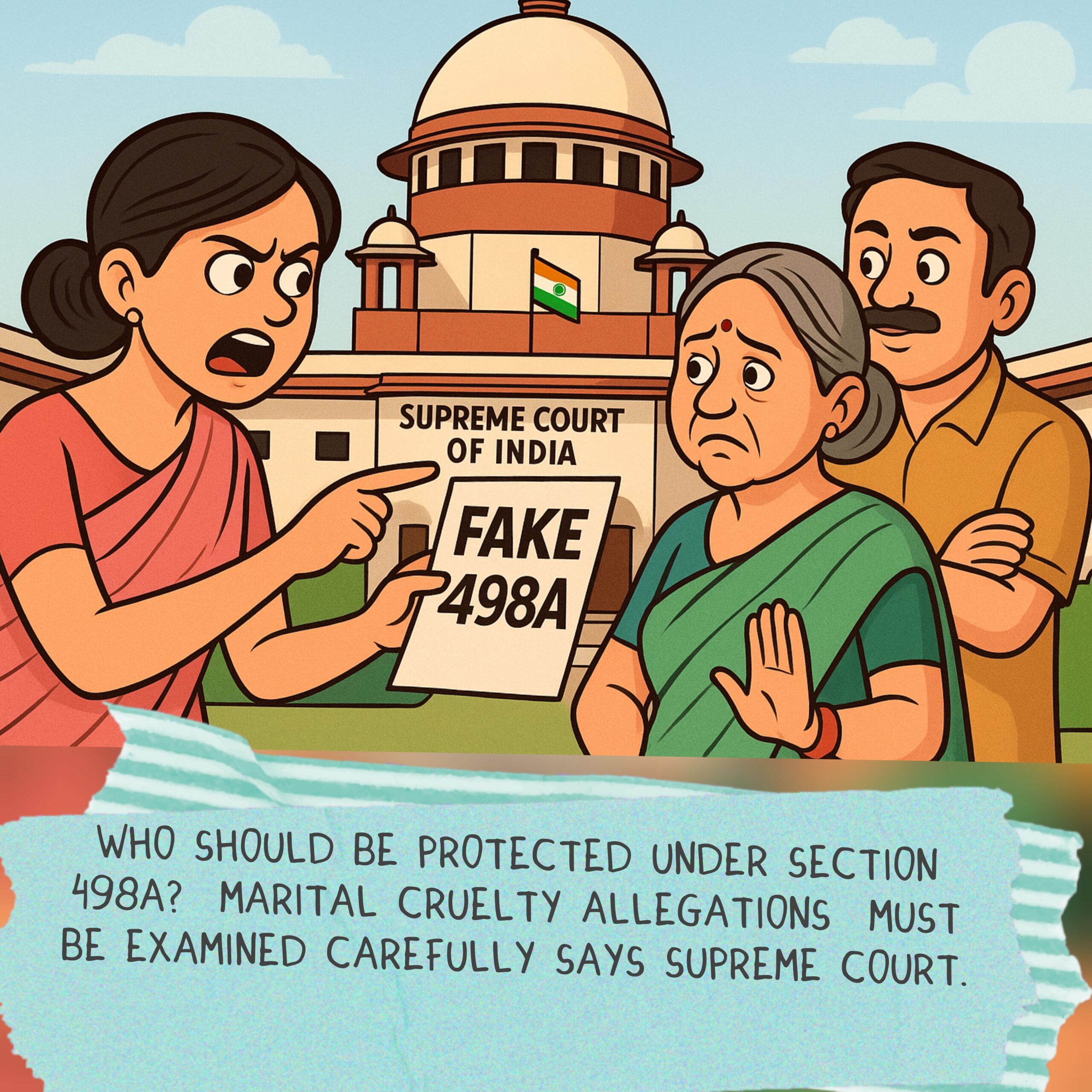 WHO SHOULD BE PROTECTED UNDER SECTION 498A?