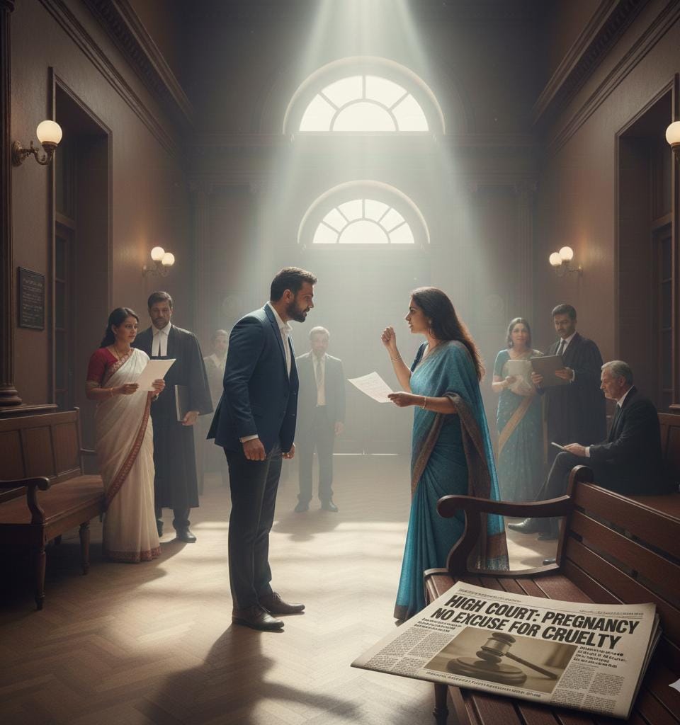 Pregnancy Cannot Excuse Cruelty in Divorce Case