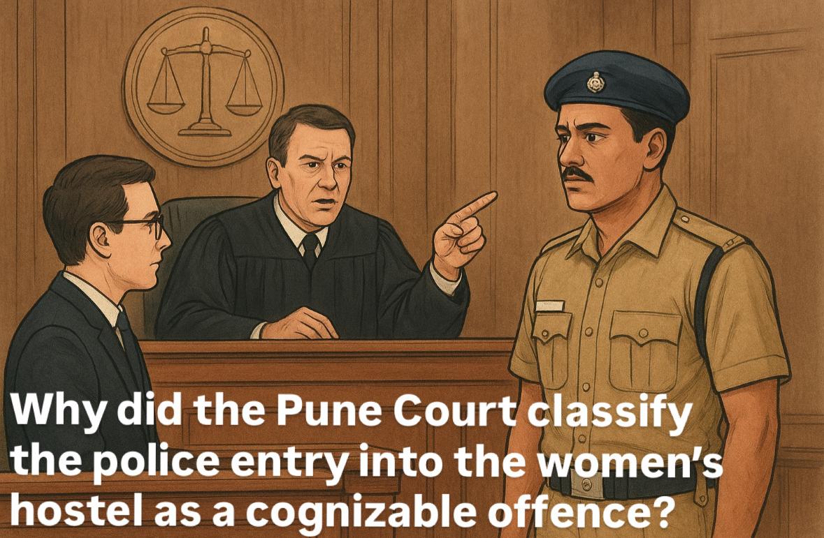 Police entry in girls hostel