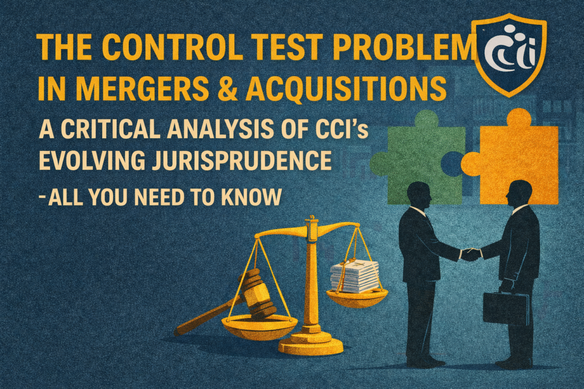 Control test problem in merger and acquisition