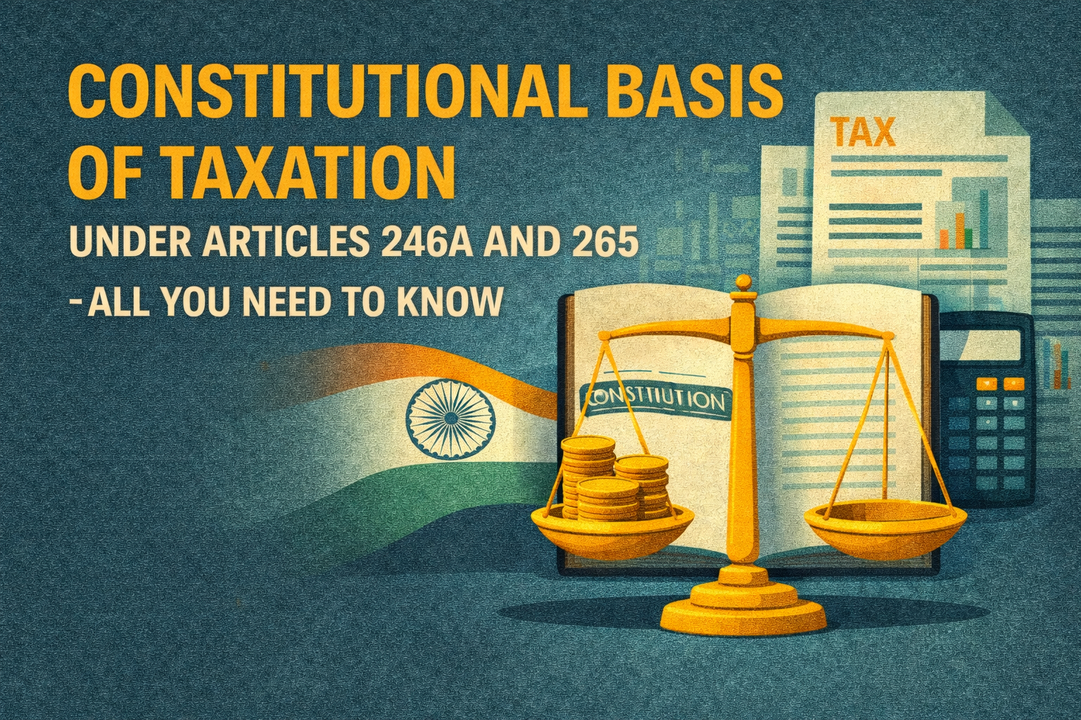 Constitutional Basis of Taxation under Articles 246A and 265 - All you need to know.
