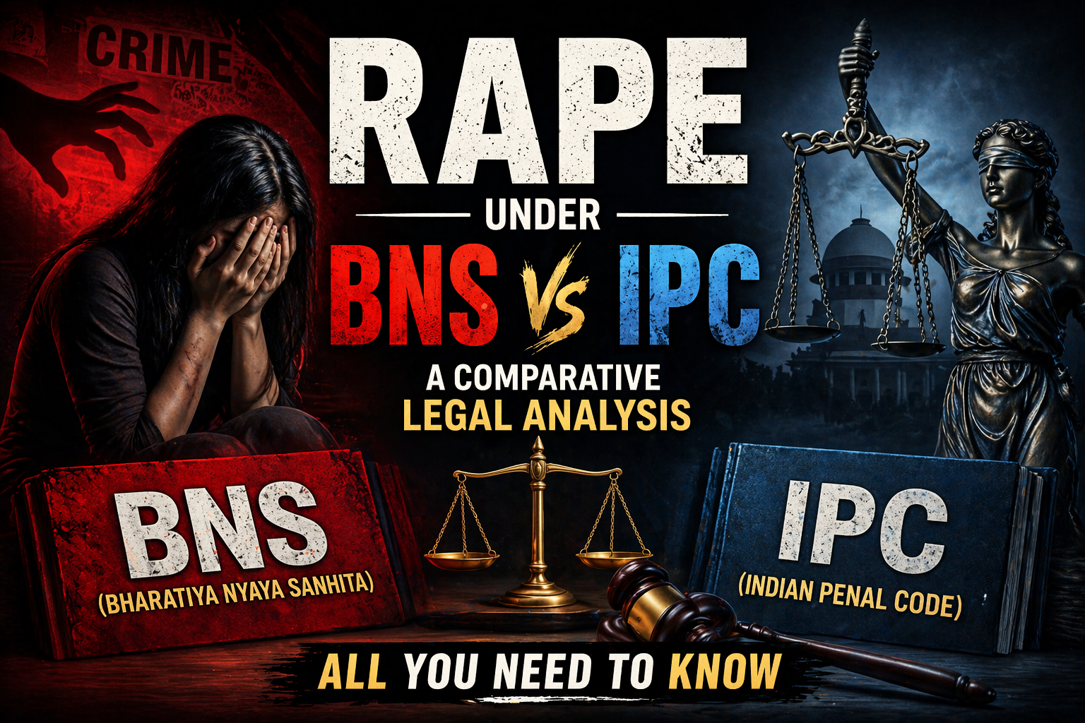 Rape under BNS vs IPC - All you need to know..