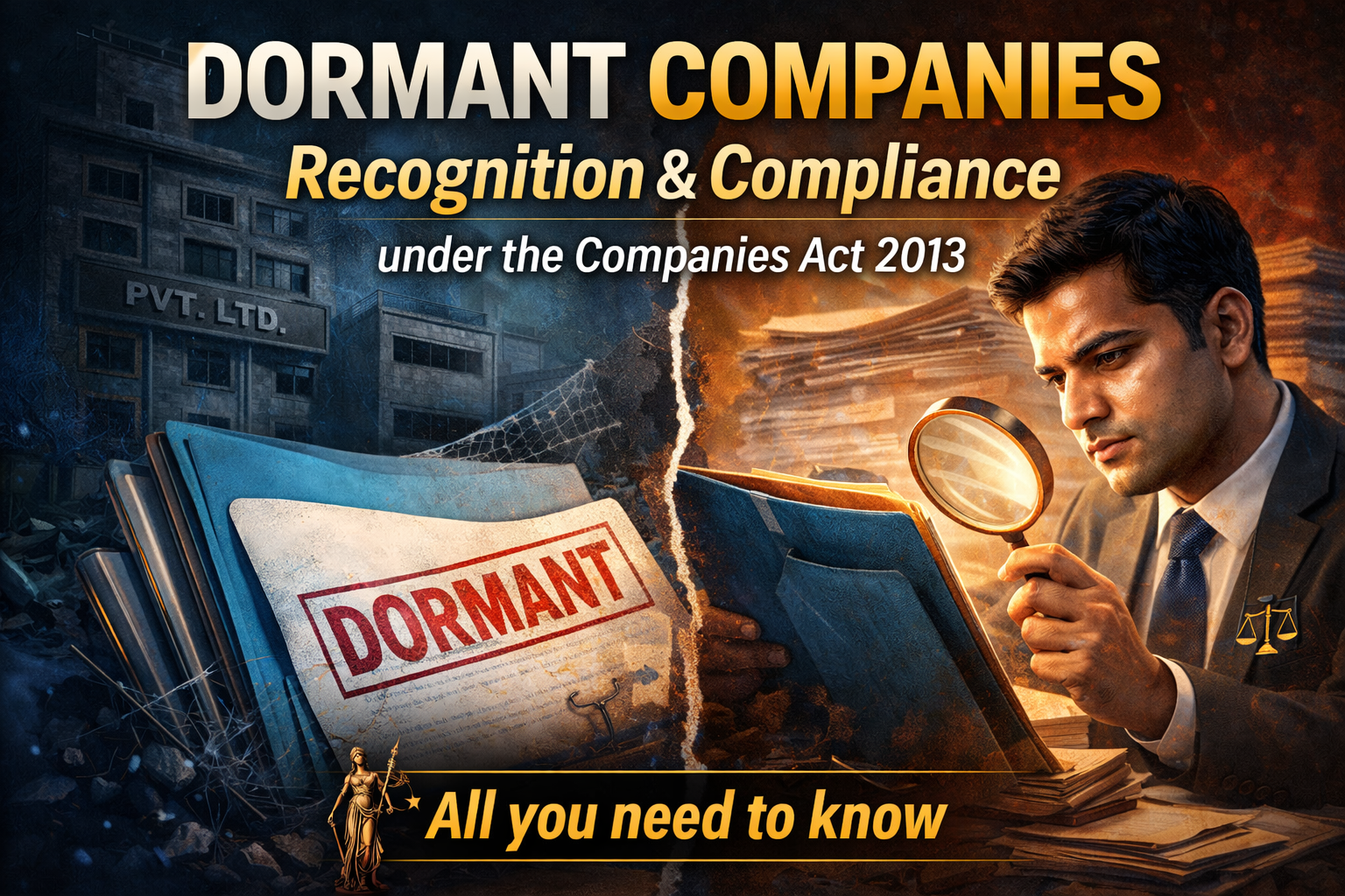 Dormant Companies: Recognition and Compliance under the Companies Act 2013 – All you need to know.