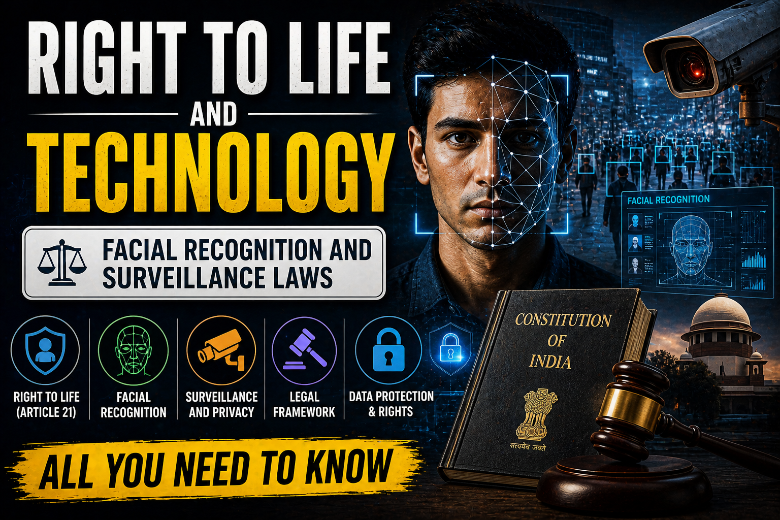 Right to life and technology Right to life and technology : Facial recognition and surveillance laws - All you need to know.