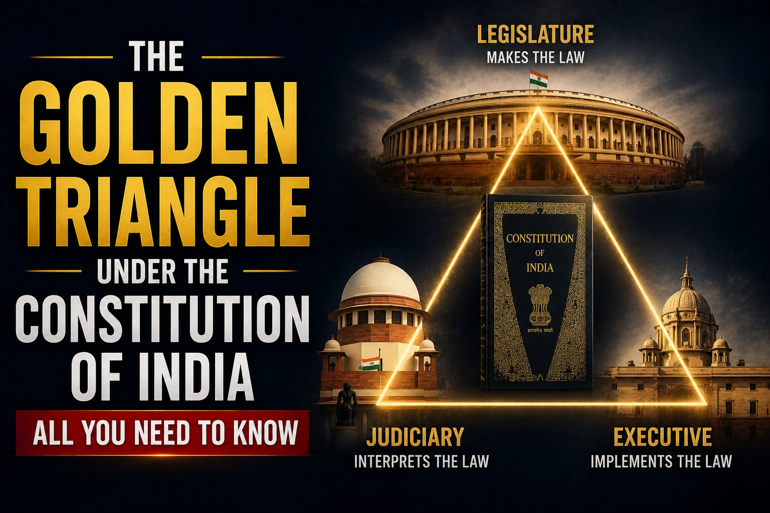 Golden triangle under Constitution of India