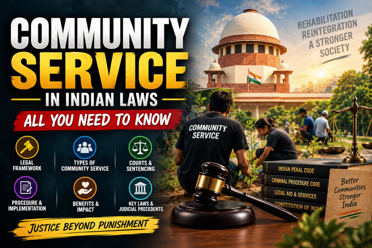 Community services in indian laws
