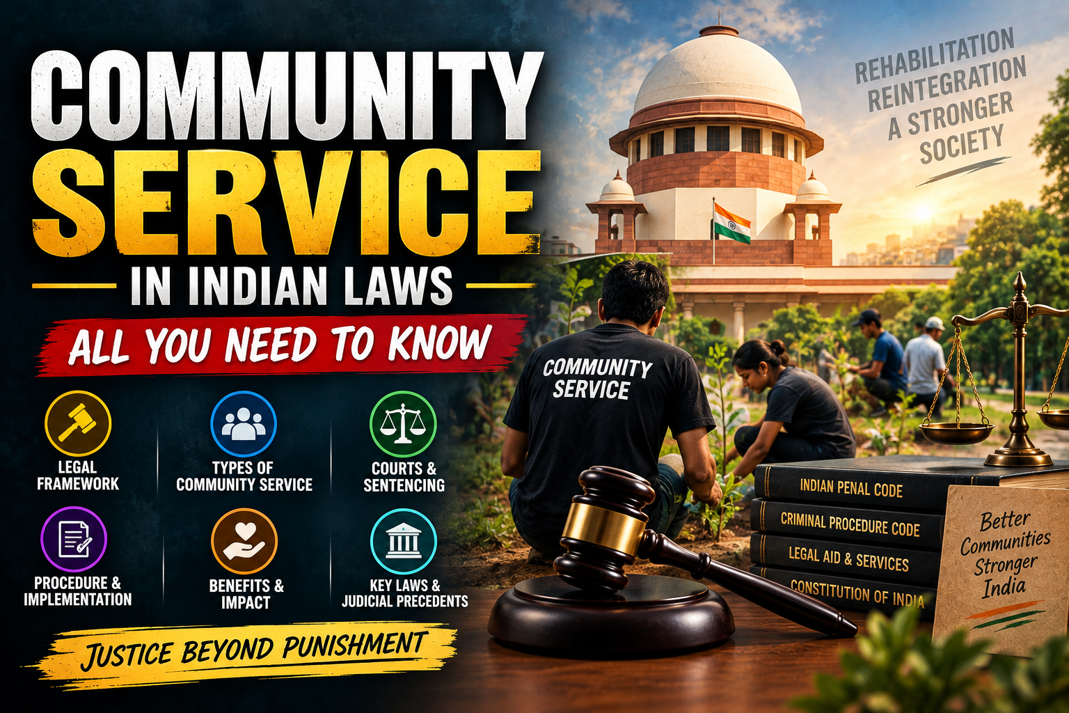 Community services in indian laws
